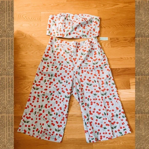 nwt! maeve cherry two-piece - Picture 5 of 6
